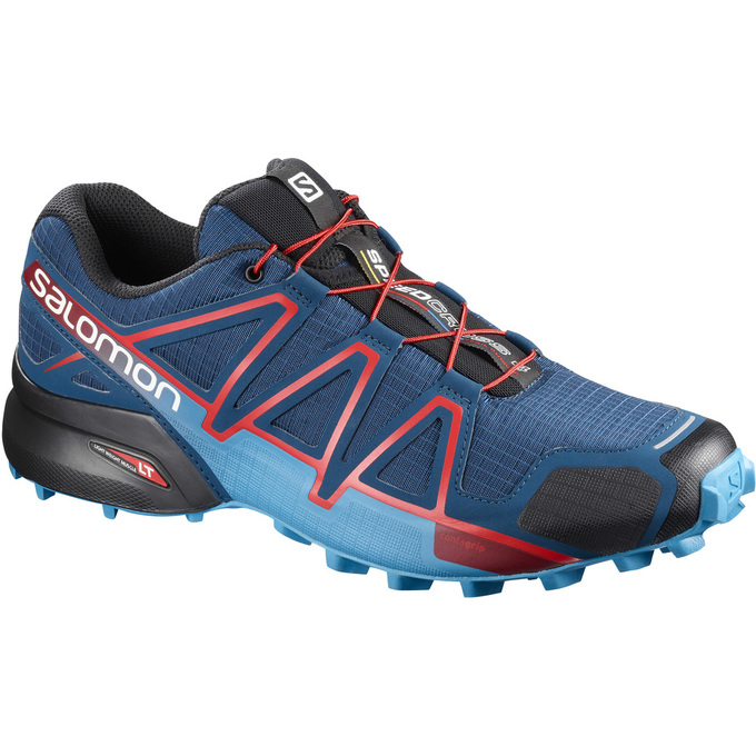 SALOMON UK SPEEDCROSS 4 - Mens Trail Running Shoes Navy/Black,BDJA10346